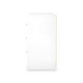 Bennet-6-Drawer-Kneehole-White from Roseland Furniture