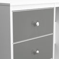 Bennet-3-Drawer-Vanity-Grey-&-White from Roseland Furniture