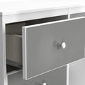 Bennet-3-Drawer-Vanity-Grey-&-White from Roseland Furniture