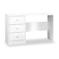 Bennet-3-Drawer-Wide-Desk-White from Roseland Furniture