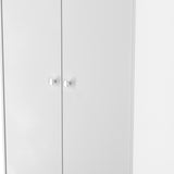 Bennet-Tall-2-Drawer-Wardrobe-White from Roseland Furniture