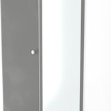 Bennet-Tall-2-Drawer-Mirrored-Wardrobe-Grey-&-White from Roseland Furniture