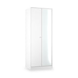 Bennet-Tall-Mirrored-Wardrobe-White from Roseland Furniture