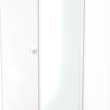 Bennet-Tall-Mirrored-Wardrobe-White from Roseland Furniture