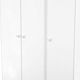 Bennet-Tall-Triple-Plain-Wardrobe-White from Roseland Furniture