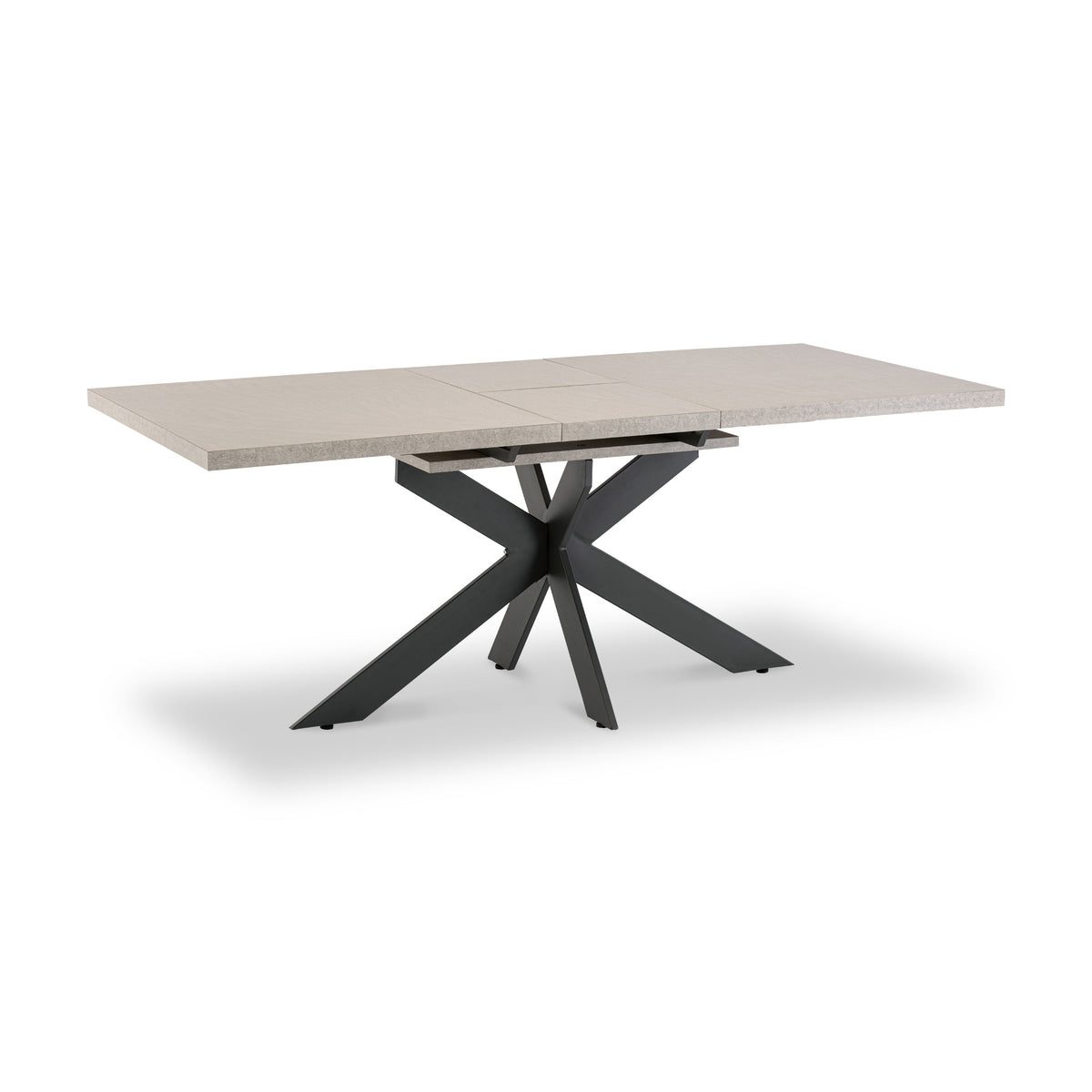 Astri-160cm-Sand-Stone-Effect-Ext-Dining-Table from Roseland Furniture