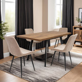 Walker-120-160cm-ext-dining-table-dark-oak from Roseland Furniture