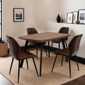 Frankie-120cm-oak-effect-dining-table-dark-oak from Roseland Furniture