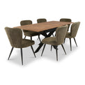 Sofie-160cm-Extending-Parquet-Design-Dining-Table from Roseland Furniture