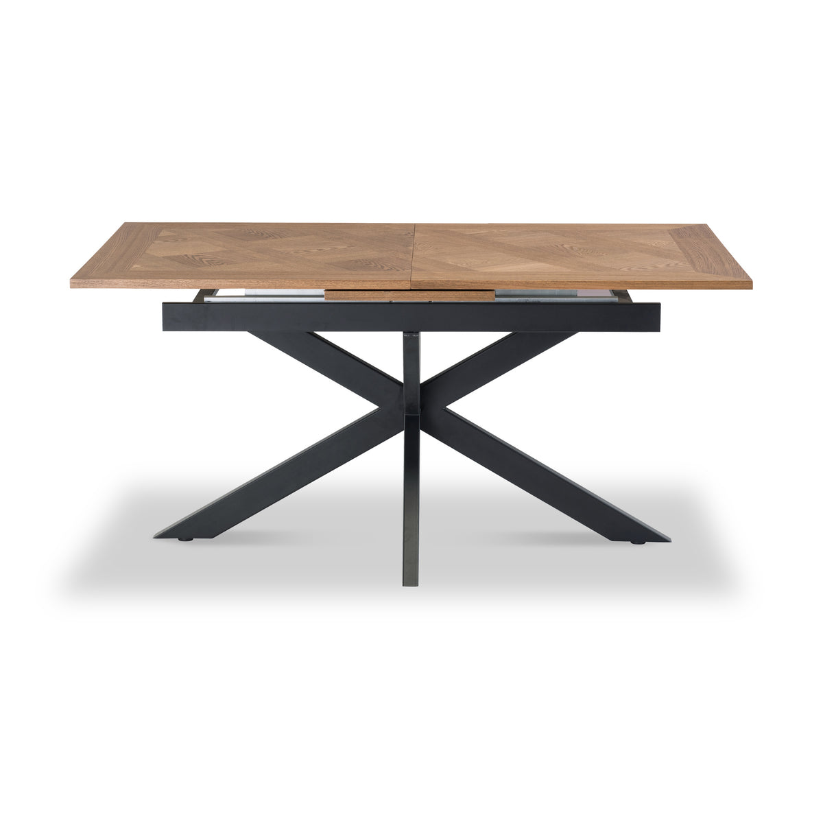 Sofie-160cm-Extending-Parquet-Design-Dining-Table from Roseland Furniture