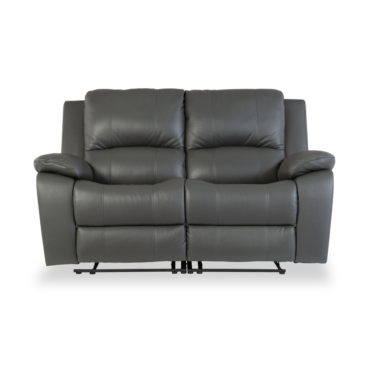 Selma-Leather-Electric-2-Seater-Sofa-Grey from Roseland Furniture