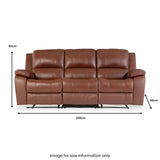 Selma-Leather-Electric-3-Seater-Sofa-Tan dimensions