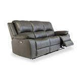 Selma-Leather-Electric-3-Seater-Sofa-Grey from Roseland Furniture