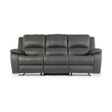 Selma-Leather-Electric-3-Seater-Sofa-Grey from Roseland Furniture