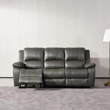 Selma-Leather-Electric-3-Seater-Sofa-Grey from Roseland Furniture