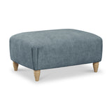 Pembroke Footstool Denim from Roseland Furniture