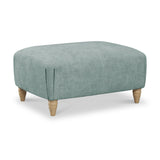 Pembroke Footstool Aqua from Roseland Furniture