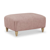 Pembroke Footstool Soft Pink from Roseland Furniture