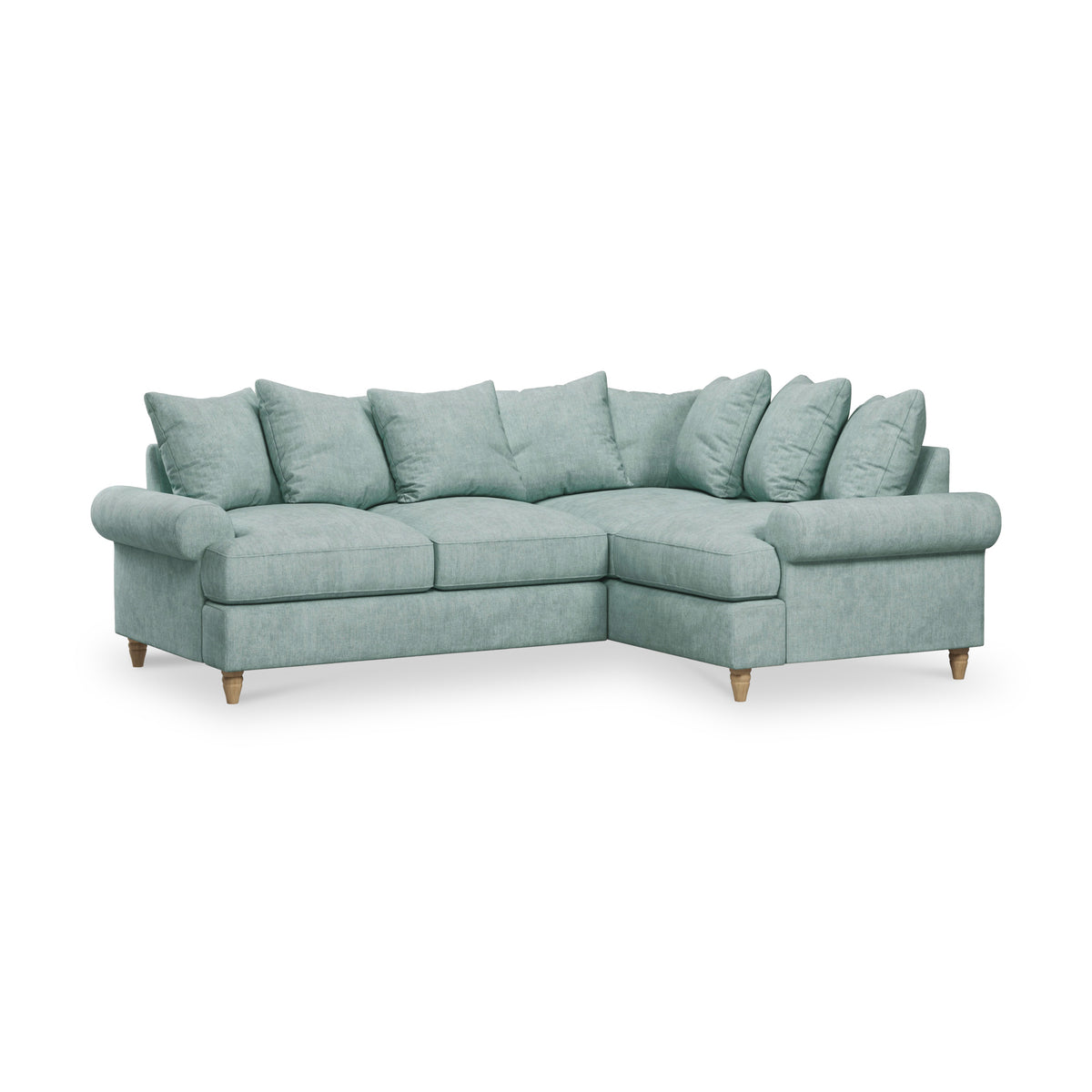 Pembroke RH Corner Sofa Aqua from Roseland Furniture