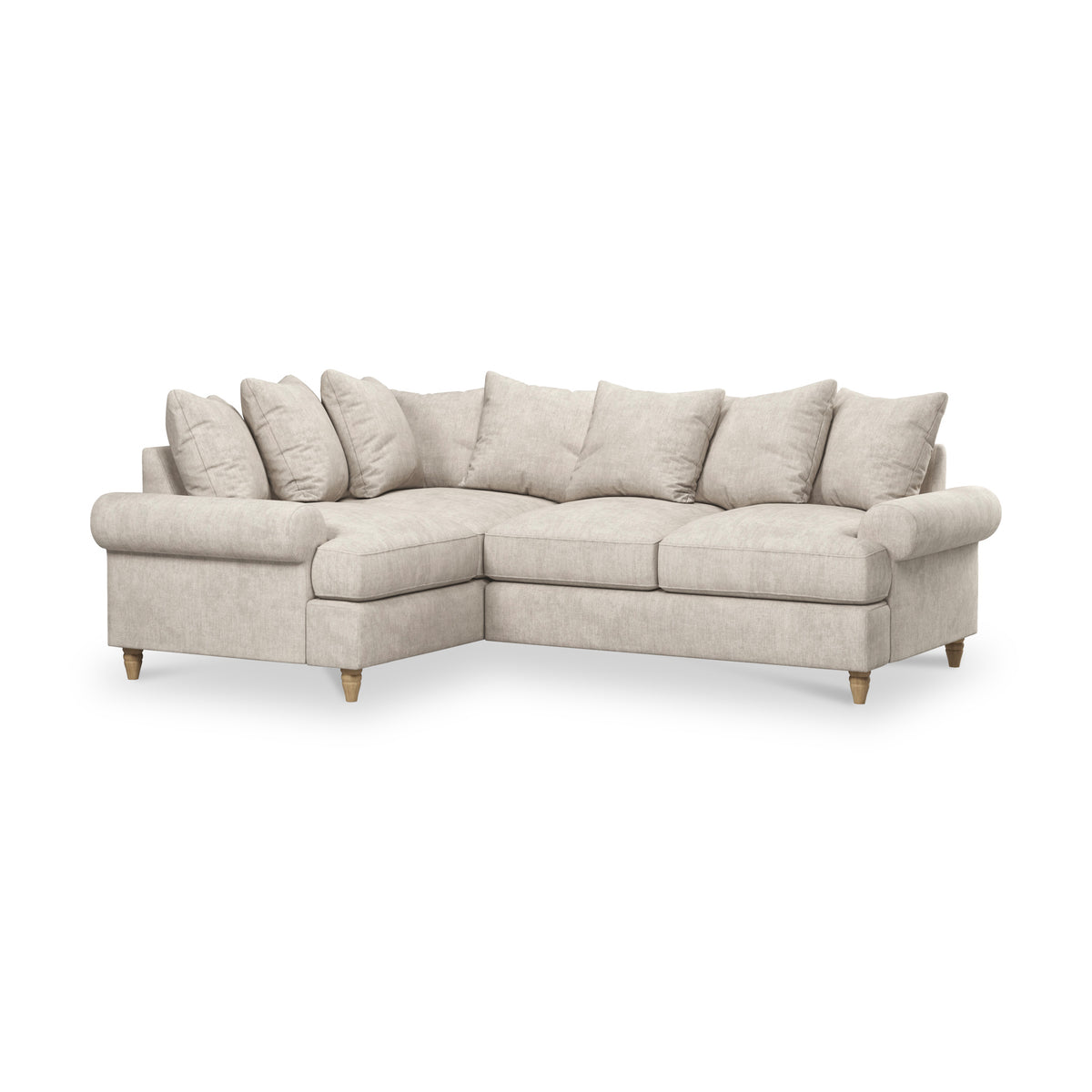 Pembroke LH Corner Sofa Linen from Roseland Furniture