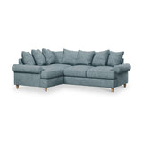 Pembroke LH Corner Sofa Denim from Roseland Furniture