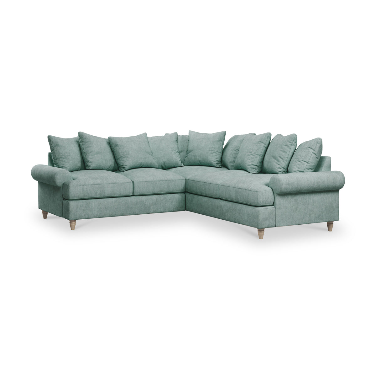 Pembroke Corner Sofa Aqua from Roseland Furniture