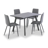 Helga-120cm-Dark-Grey-Dining-Table from Roseland Furniture