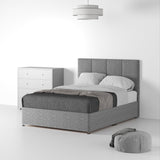 RFPIFH-D-NS-SS---Farrow-Piano-48HB-Divan-Linen-Look-SD-K-No-Storage-Linen-Silver---Life1 from Roseland Furniture