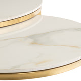 Mira-Kass-Gold-Marble-Effect-Coffee-Table-Set from Roseland Furniture