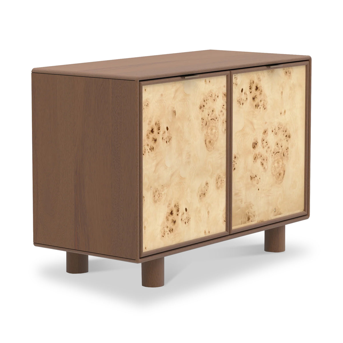 Blaire Mango Wood 2 Door Sideboard Walnut from Roseland Furniture