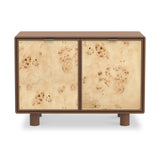 Blaire Mango Wood 2 Door Sideboard Walnut from Roseland Furniture