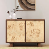 Blaire Mango Wood 2 Door Sideboard Walnut from Roseland Furniture