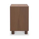 Blaire Mango Wood 2 Door Sideboard Walnut from Roseland Furniture