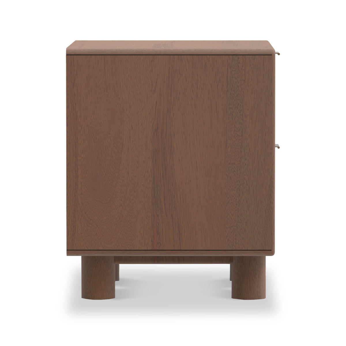 Blaire Mango Wood 2 Drawer Bedside Dims from Roseland Furniture