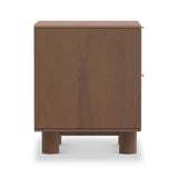 Blaire Mango Wood 2 Drawer Bedside Dims from Roseland Furniture