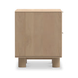 Blaire Mango Wood 2 Drawer Bedside Natural from Roseland Furniture