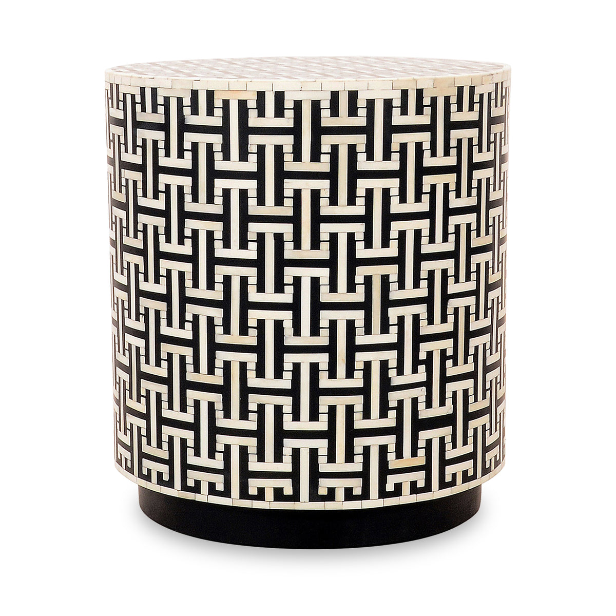 Aanya Bone Inlay Side Table Dims from Roseland Furniture