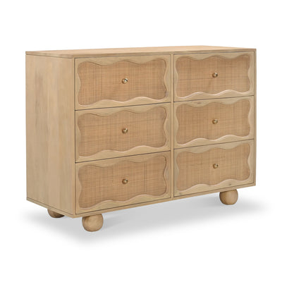 Misha Mango Wood 6 Drawer