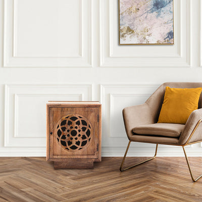 Samira Mango Wood Side Table