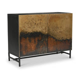 Caspian Iron 2 Door Sideboard Front1 from Roseland Furniture