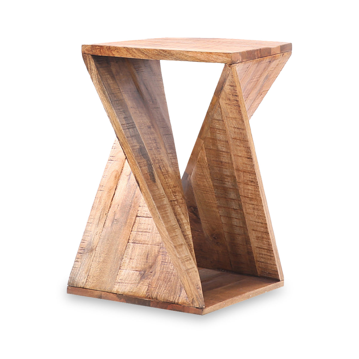 Zaria Mango Wood Sidetable Natural from Roseland Furniture