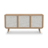 Astrid Textured Stone Inlay Large Sideboard Dims from Roseland Furniture