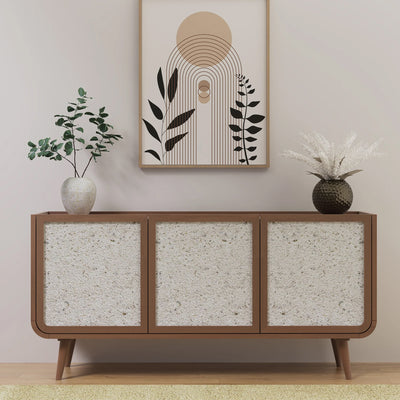 Astrid Textured Stone Inlay 3 Door Large Sideboard