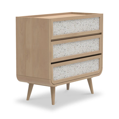 Astrid Textured Stone Inlay 3 Drawer Chest