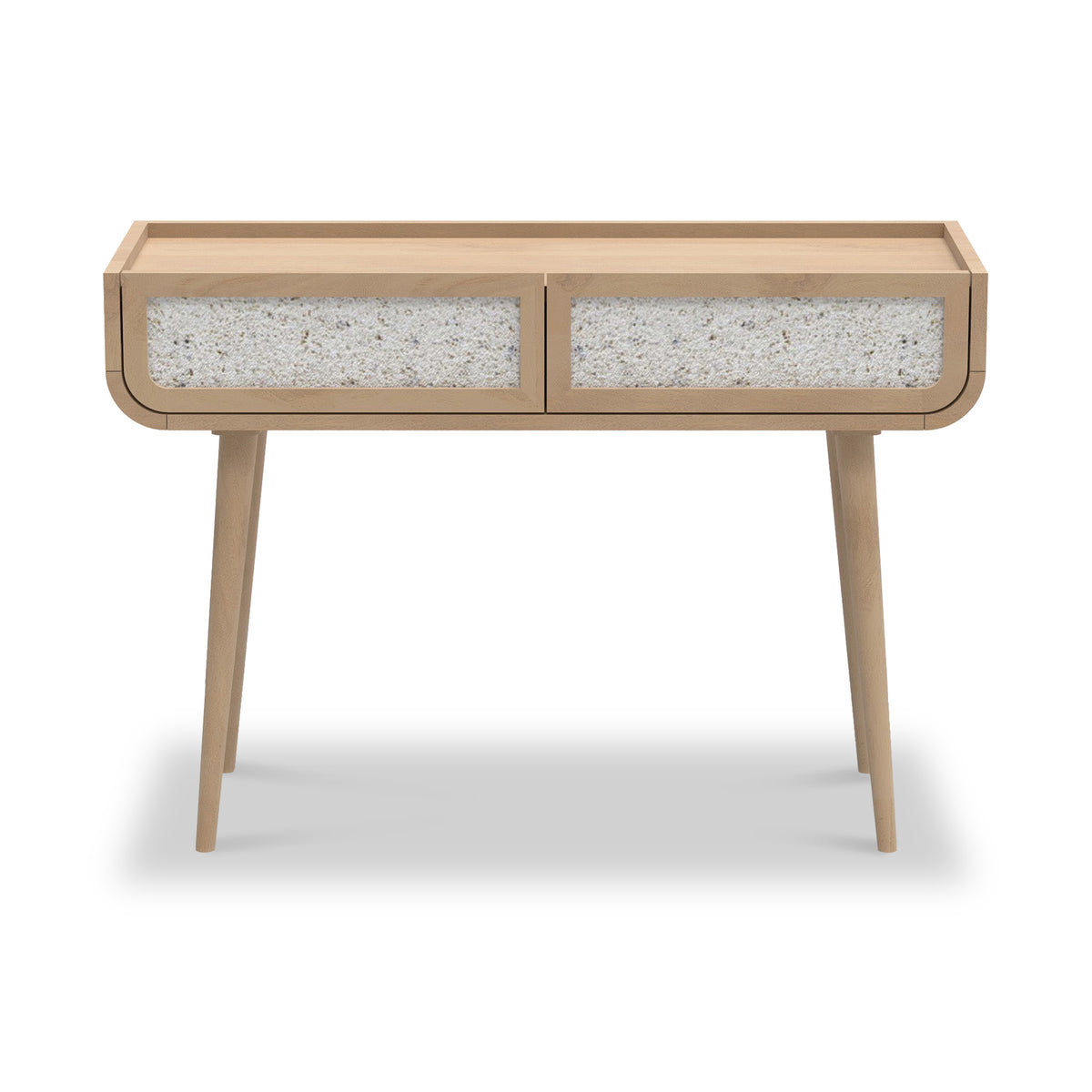 Astrid Textured Stone Inlay Console Table Dims from Roseland Furniture