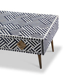 Chavez Bone Inlay 1 Drawer Coffee Table from Roseland Furniture