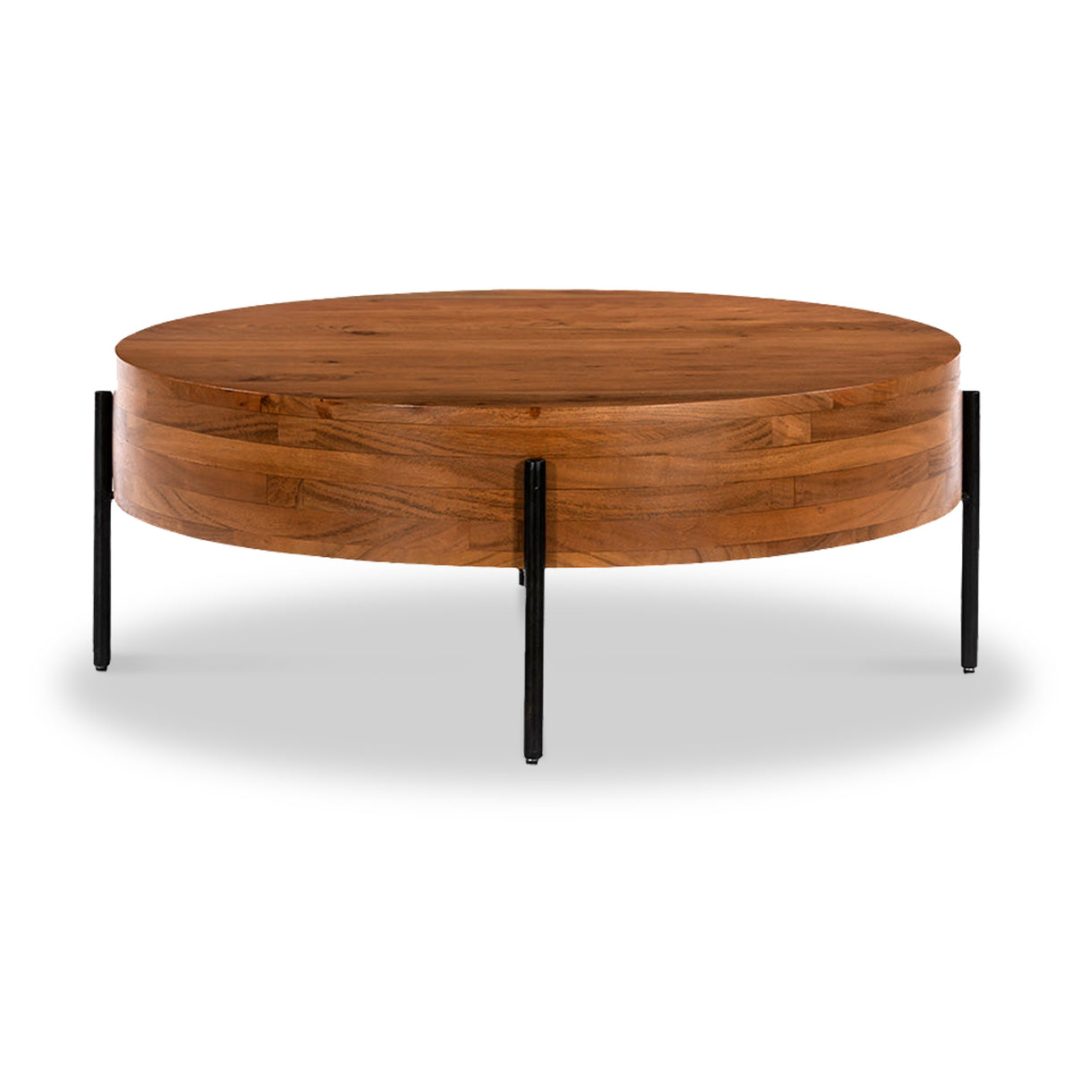 Ishani Acacia Round Coffee Table from Roseland Furniture