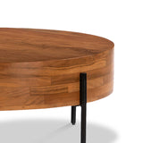 Ishani Acacia Round Coffee Table from Roseland Furniture