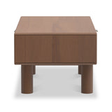 Blaire Mango Wood 1 Drawer Coffee Table Walnut from Roseland Furniture