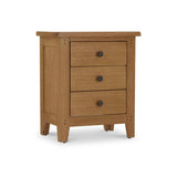 Broadway Oak Bedside Table from Roseland Furniture